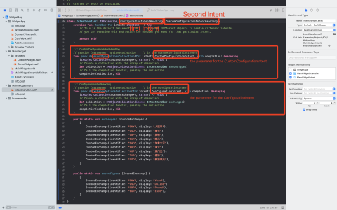 iOS Widget 06 - Making a Dynamic Configurable Widget for tow Intent